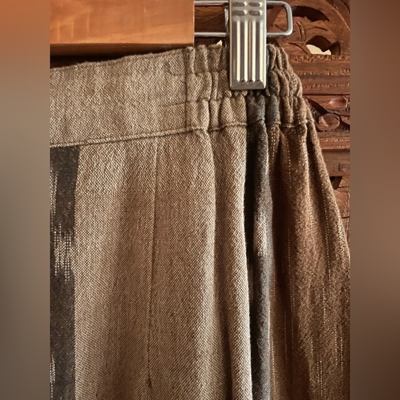 Vintage Ikat 100% cotton weaving maxi pencil skirt M - Picture 3 of 5